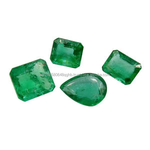 พลอยมรกตสวยงามรูปไข่ แปดเหลี่ยม และรูปลูกแพร์ พลอยมีค่าในราคาโรงงาน - Product Image 4