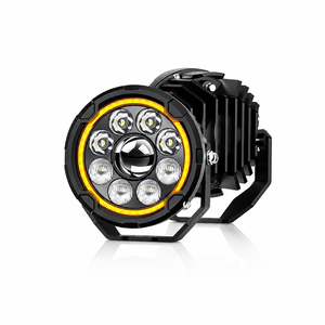 Phare auxiliaire Valkyrie 4,5 pouces 120W Ultra Vision 66BHP, feux de croisement/route ambre DRL 13200 Lumens, étanche IP68, clignotant 12V - Product Image 2