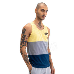 Camisetas sin mangas de entrenamiento para hombre, camisetas transpirables para musculación, gimnasio, entrenamiento físico, camisetas sin mangas, fabricante de atletismo, venta al por mayor, OEM personalizado - Product Image 5