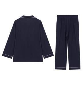 Vente en gros de pyjamas pour le printemps et l'automne Vêtements de nuit unis Vêtements de nuit d'automne pour hommes - Product Image 2
