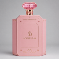 Boîte cadeau en papier en forme de flacon de parfum FSC pour offrir en cadeau à la Saint-Valentin