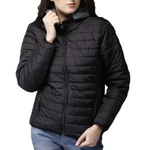 Chaqueta acolchada de mujer de alta calidad Nuevo diseño Precio de tarifa al por mayor Estilo de invierno High Street Etiqueta privada Ropa de moda al aire libre - Product Image 4