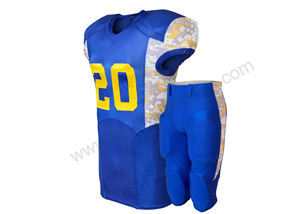 Uniformes de fútbol americano de poliéster personalizados de alta calidad camisetas sublimadas bordadas para jóvenes patrón impreso - Product Image 2