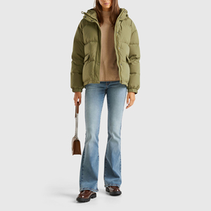 Direct Factory <b>Sale</b> High Street Style Winter Puffer Jacket Breathable Women High Quality Filled Printed Women Puffer Jacket - Product Image 6