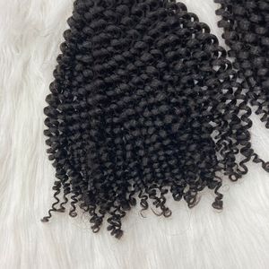 Vente en Gros Extensions de Cheveux en Vrac de Couleur Noire de Qualité Supérieure Extension de Cheveux Bouclés en Vrac - Product Image 5