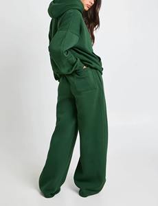 Conjunto Deportivo de Felpa para Mujer, 100% Algodón, Forrado, Otoñal, con Logotipo Personalizado, Sin Pedido Mínimo - Product Image 5