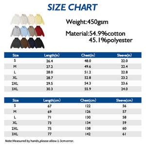 Sweats à capuche athlétiques poids lourd 450GSM pour hommes sweats à capuche éponge français Logo personnalisé coton mélange de polyester Streetwear pull à capuche pour hommes - Product Image 3