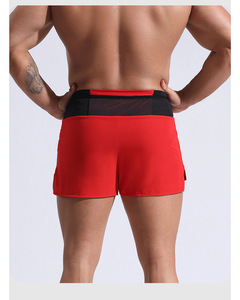 Pantalones cortos para correr con cintura Mest Pocket Sport Gym Pantalones cortos de secado rápido de 2 capas Venta al por mayor Logotipo personalizado 2 en 1 Pantalones cortos DDP Envío - Product Image 5