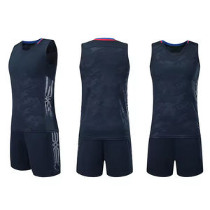 Uniformes de Voleibol Profesionales al por Mayor, Transpirables, Personalizados, Último Modelo, Conjunto de Uniformes para Hombre, 100% Poliéster de Alta Calidad - Product Image 3