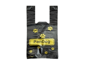 Premium White T-Shirt Plastic Bag Original <b>Raw</b> <b>Material</b> Supermarket Shopping Bags Turkey - Product Image 2