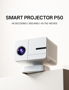 P50 Proyector Inteligente para Exteriores Android 11 2GB Allwinner H713 WiFi de Banda Dual BT50 Mini Beamer Portátil para Cine e - Product Image 2