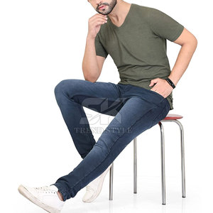 Pantalones Vaqueros Casuales de Moda para Hombre, Tela Elástica y Cómoda, Estilo Urbano Moderno para Uso Diario y de Fin de Semana - Product Image 4