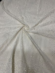 Pura viscosa Georgette bordado trabajo étnico elegante Sherwani boda desgaste telas para ropa india y paquistaní - Product Image 2