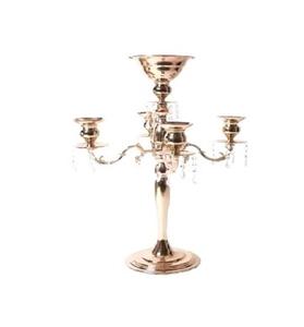 Candélabre antique de haute qualité en relief à 5 bras, chandelier en métal argenté, chandelier de fête, 2023 - Product Image 6