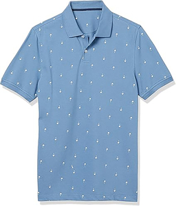 Polos de hombre de talla grande con impresión personalizada con tela oscura y diseño de logotipo - Product Image 1