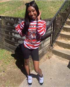 Personalizado francés Terry Drop hombro Mock Neck sudaderas con capucha de alta calidad de algodón de cuello redondo de gran tamaño de las mujeres sudadera - Product Image 1