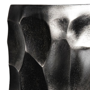 Tabouret d'appoint en métal coulé à la main en aluminium coulé Tabouret d'appoint rond Console incrustée d'os pour salon et chambre à coucher - Product Image 2