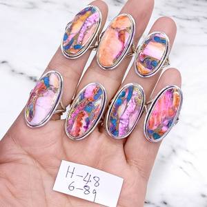 Bague Turquoise Dahlia Rose 925 Sterling Silver Gemstone Fine Handmade Silver Jewelry Bulk Wholesale Fine Rings - Product Image 2