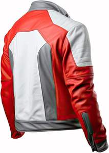 Blouson de moto unisexe en cuir de haute qualité coupe-vent 2026 – Options personnalisées toutes saisons pour motard - Product Image 2