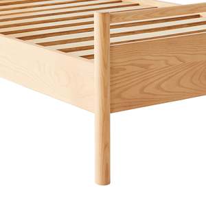 Cama de madera moderna personalizada para niños, acabado de color natural para muebles de dormitorio de granja o apartamento - Product Image 4