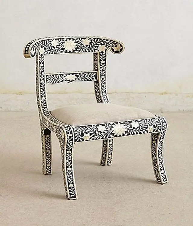 Premium Quality Bone Inlay Luxury Chair For Home Decor Living Room Furniture At Wholesale Price