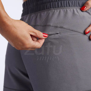 2025กางเกงขาสั้นสำหรับผู้หญิงกางเกงขาสั้นสำหรับเล่นกีฬาน้ำหนักเบาระบายอากาศได้ดีทำจากผ้าฝ้ายออกแบบโลโก้ได้ตามต้องการ - Product Image 4