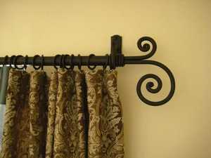 Supports de rideau en métal au design traditionnel avec finition bronze parfaits pour un décor ethnique ou un intérieur culturel - Product Image 3
