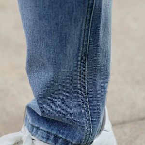 Pantalones Vaqueros Personalizados de Estilo Urbano, Pantalones de Mezclilla Ajustados para Hombre con Logotipos Personalizados - Product Image 3