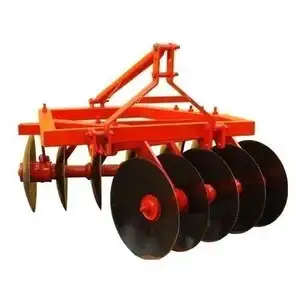 Arado de disco para trator, cultivador de vibração para arrozais, grade de disco de jardim para trator, arado de 4 discos