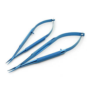 ที่ใส่เข็มทำจากไทเทเนียมอัลลอยเครื่องมือผ่าตัดโรคตาแบบโค้งไม่มีล็อคสำหรับขั้นตอนทางทันตกรรม - Product Image 3