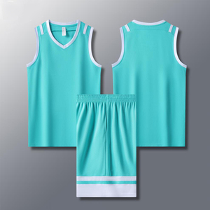 Maillot de basket-ball personnalisé respirant grande taille ensemble XS modèle avec logo imprimé prix de gros vêtements de basket-ball - Product Image 2