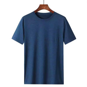 100% algodón, camiseta para hombre, corte holgado, estampado para hombre, camiseta informal de gran tamaño de alta calidad, ropa de calle de diseño sólido, peso pesado - Product Image 1