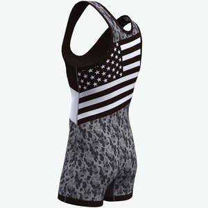 Sans manches de haute qualité hommes lutte Singlet dernière mode léger confortable lutte Singlet avec taux réglable - Product Image 3