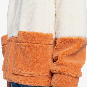 Haute qualité femmes mode décontracté hiver chaud polaire Sherpa vestes/Offre Spéciale haute rue Style femmes décontracté Sherpa vestes - Product Image 4