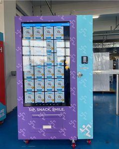 Máquina Expendedora de bebidas y aperitivos para alimentos y bebidas con código QR y máquina expendedora inteligente de pago con monedas. - Product Image 2