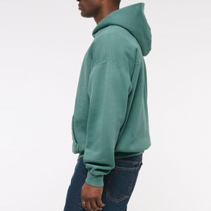 Sweat à capuche en strass personnalisé, sans capuche, lavage à l'acide, sweat à capuche pour homme, logo imprimé à l'écran, molleton lourd, vintage, délavé - Product Image 4