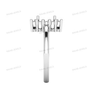 Banda de Plata de Ley 925 de alta calidad, última moda, 3x5mm, anillo de circón CZ, regalo de cumpleaños perfecto, componentes de joyería - Product Image 4