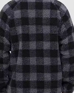 แจ็กเก็ตขนแกะ Sherpa สำหรับผู้ชายมีซิปที่นุ่มและแข็งแรงผลิตขึ้นสำหรับการเดินทางเดินป่าหรือแฟชั่นสตรีทฤดูหนาวทุกวัน - Product Image 5