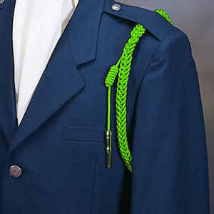 Aiguillettes de Alta Calidad, Cuerda Trenzada con Extremos Metálicos para Decoración de Uniformes de Traje de Vuelo Ceremonial, Personalizables en Nailon/Poliéster/Algodón - Product Image 3
