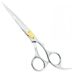Professional 6-Inch Ceramic Straight Salon <b>Barber</b> Scissors <b>Set</b> Right-Handed Stainless Steel Handle Hair Cutting Scissors - Product Image 1
