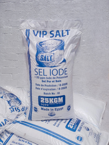 Sel VIP |   Sel de mer raffiné |   Sel de table |   Iodure de potassium 30-70 ppm |   Pureté de 99,8% |   25 kg - Product Image 5