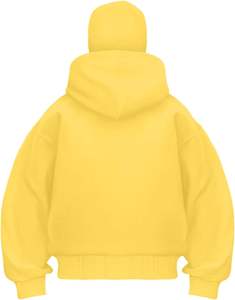 Balaclava à capuche zippée avec cache-visage, streetwear unisexe, polaire 100% coton, hiver, broderie personnalisable, vente en gros - Product Image 3