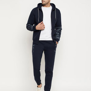 Cotton Hooded Casual Heavyweight <b>Men</b> Sports Tracksuits Durable Outdoor Winter - Product Image 5