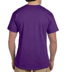 Nouvelle mode de haute qualité en cours d'exécution respirant T-shirt surdimensionné hommes respirant coton t-shirts lourd 100% coton T-shirt violet 2026 - Product Image 3