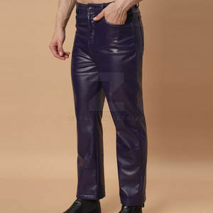 กางเกงลำลองหนังผู้ชายทรงโอเวอร์ไซส์ สไตล์สตรีทแวร์ ระบายอากาศได้ดี น้ำหนักเบา สีเข้ม  ราคาสมเหตุสมผล รับสกรีนโลโก้ตามแบบ - Product Image 5