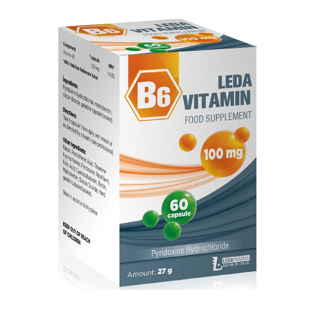 Cool Dry LP White Powder Food Supplement Vitamin B6 5000 Units Capsules 1 Capsule Daily for Adults Newborns Pregnant Women