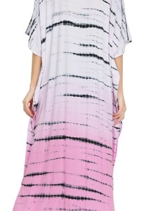 Nouvelle Arrivée Robe Longue d'Été Vintage pour Femme en Coton 100% à Col en V et Manches Longues Coupe Trapèze - Product Image 3