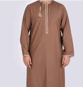 Fabricante 2024 nuevo estilo para hombres Jubbah Thobes profesional árabe Jubba Thobe para invierno XS tamaño OEM ODM servicios de diseño - Product Image 3