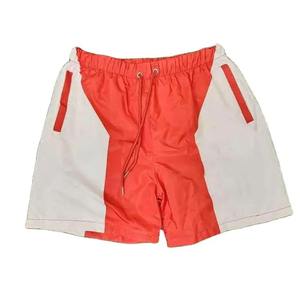 Conjunto corto de nailon cortavientos personalizado de alta calidad para hombre, chándal de entrenamiento impermeable transpirable de ajuste relajado, traje para correr OEM - Product Image 3