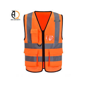 Gilets de sécurité réfléchissants en tissu tricoté pour le travail, haute visibilité, vente en gros - Product Image 1